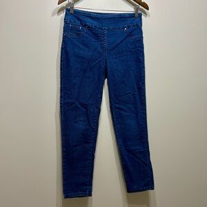 ✨$8 CLEAR-OUT✨ Ruby Rd. Petite Vintage Stretchy High Waist Jeggings Skinny Blue